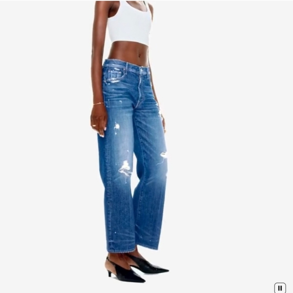 Mother Superior The Mid Rise Maven Ankle Petty Theft Jeans Size 24